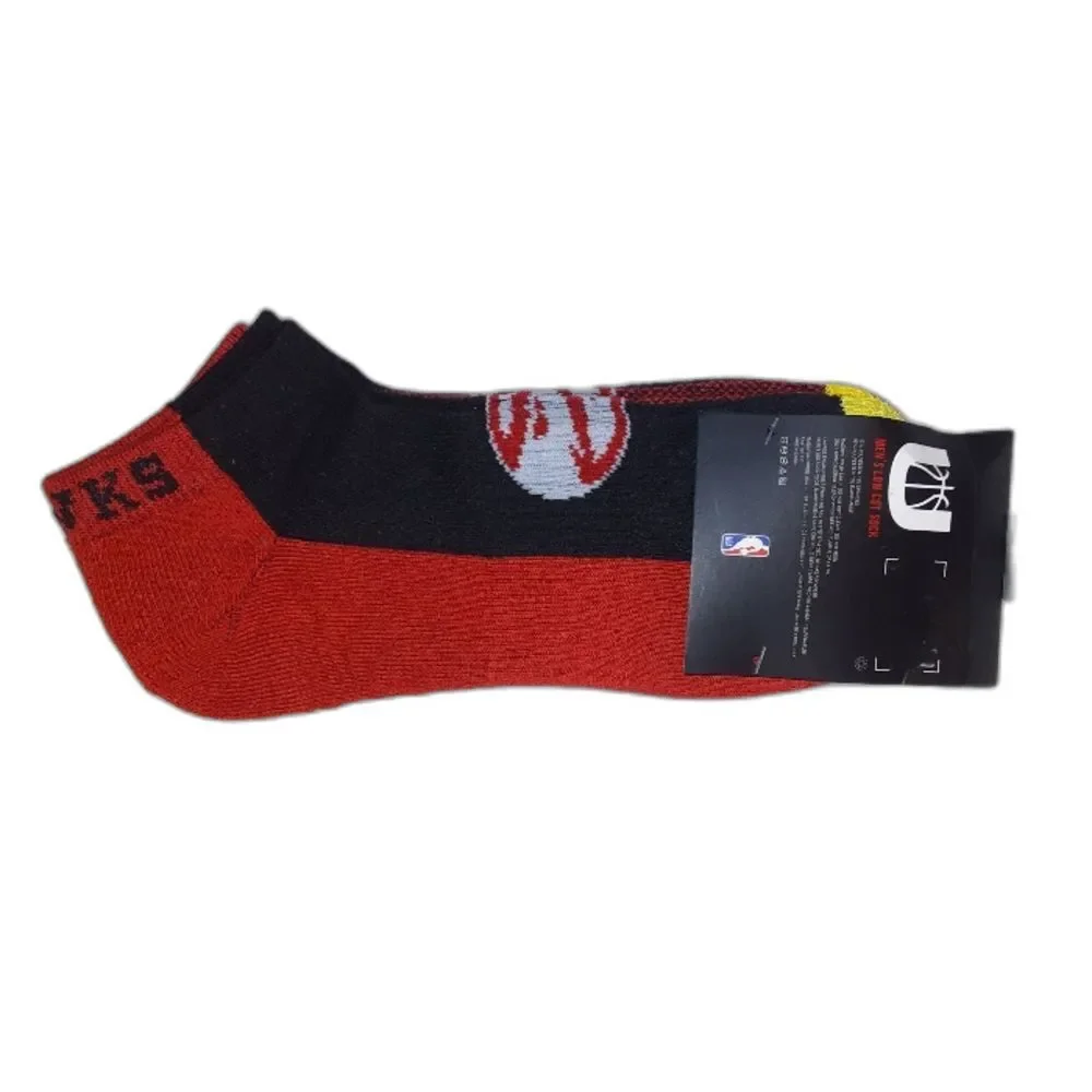 NBA Ultra 3 pack Low Cut Atlanta Hawks Socks NWT